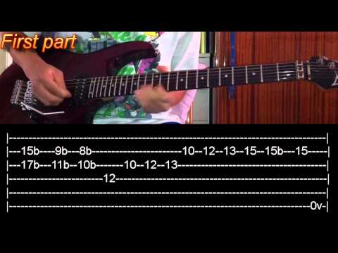 Bat Country Solo Guitar Lesson - Avenged Sevenfold(with tabs)