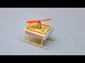How To Make Helicopter Matchbox Helicopter Toy Diy