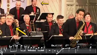 When you just can't stop impressing the band (except for the trombone section)