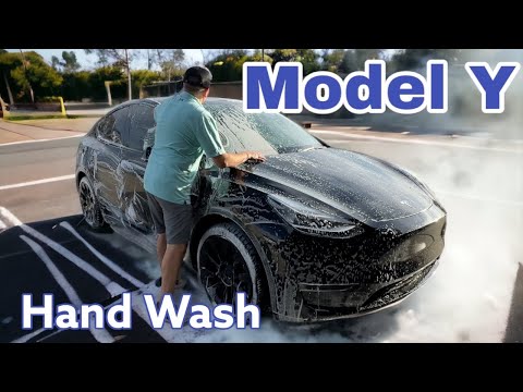 Tesla Model Y Long Range |  Keeping A Black Car Clean!!