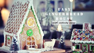 Gingerbread House Recipe | Easy Gingerbread Nativity Scene