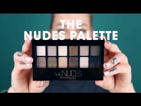 Maybelline The Nudes šešėlių paletė video