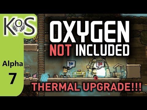Oxygen Not Included: Thermal Upgrade! Ep 7: Cleaning Up the Base - Let's Play, Gameplay