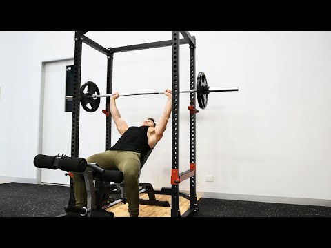 Reeplex Squat Power Rack with Spotter Arms Exercise Video