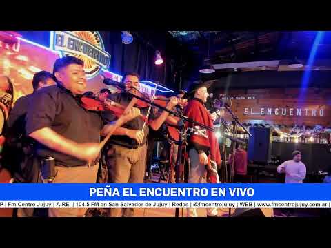 HERNAN ARIAS en la PEÑA EL ENCUENTRO