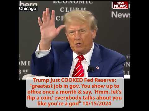 TRUMP: Gavin Newscum, BLOOMBERG: 'Newsom'; Trump on Fed Reserve: flip a coin, you're a god