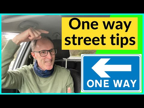 How to drive on a ONE WAY STREET