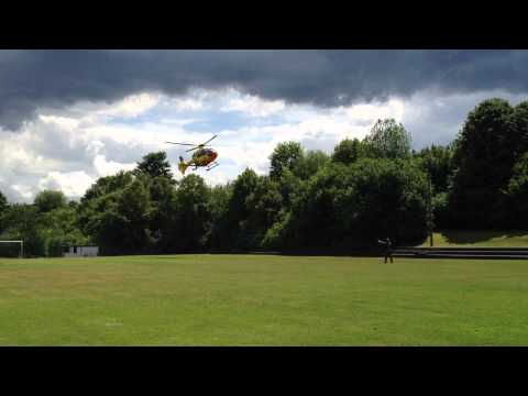 Christoph 20 landet in Pegnitz.