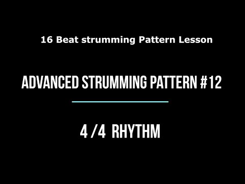 Advanced strumming Pattern #12