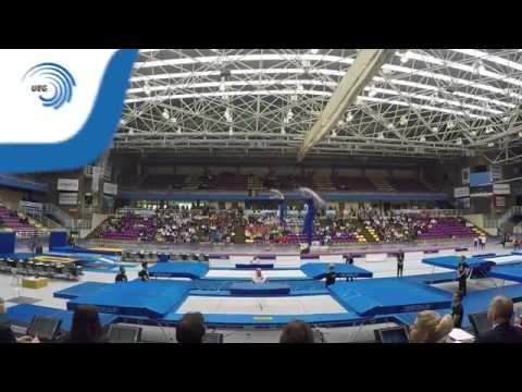 Mikita ILYINIYKH & Mikita FOMCHANKA (BLR) - 2016 Trampoline Synchro junior European Champions
