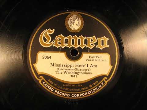 MISSISSIPPI HERE I AM by Sam Lanin as The Washingtonians v Scrappy Lambert 1929