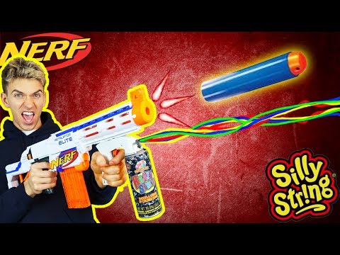 NERF SILLY STRING MOD!! Video