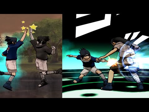Sasuke Copies Everyone's Jutsu-Naruto:Ultimate Ninja 3