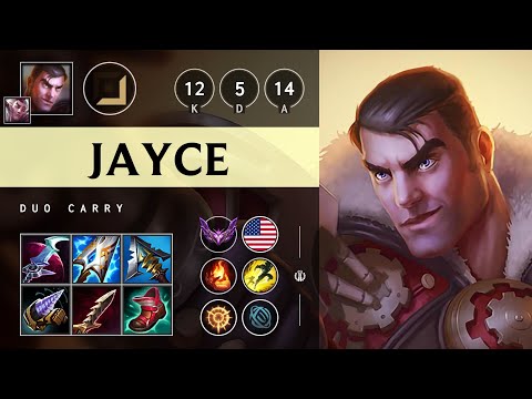 Jayce ADC vs Ezreal: Killing spree - NA Master Patch 14.16