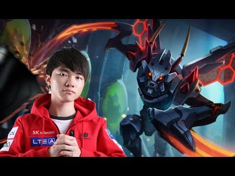 SKT Faker as Kha'zix vs Elise jungle S7 Ranked gameplay