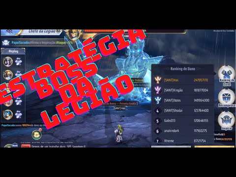 Estratégia Chefe da Legião! - Saint Seiya Awakening.