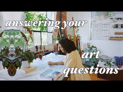 , title : 'Full time artist Q + A ✿ opening an online shop, finding your voice, organization and more'