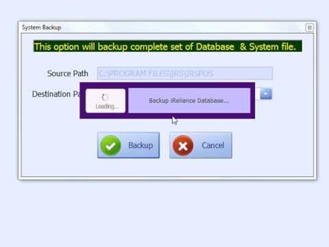 F & B - Backup & Restore