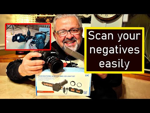 Review JJC Film Digitizing Adapter | Scan Negatives | Nikon D700 | 55mm f2.8 Micro | Photo Class 463