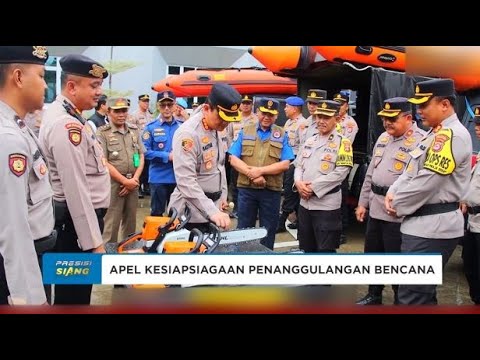 POLRESTA TANGERANG GELAR APEL SIAGA PENANGGULANGAN BENCANA
