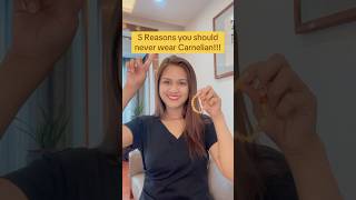 5 Reasons you should never wear Carnelian!! 🔥 @angelgemsvibe #crystals