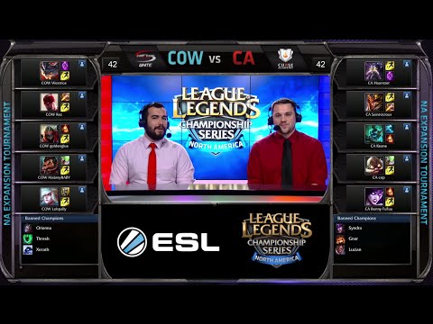 Curse Academy vs CompLexity White Game 2 | NA LCS Expansion Tournament 2015 | CA vs COW G2 60FPS
