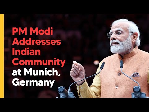 PM Modi Addresses Indian Community at Munich, Germany l PMO
