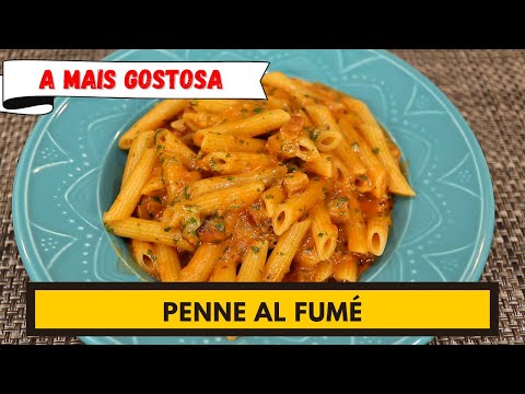 A receita mais gostosa que já fiz no canal! PENNE AL FUMÉ