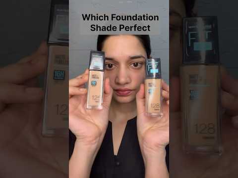 Which Foundation Shade Perfect For You #shorts #shortsfeed #maybelline  #foundation #makeup #review