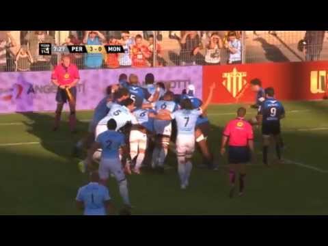 Top 14  6ème journée Perpignan - Montpellier 2013-2014