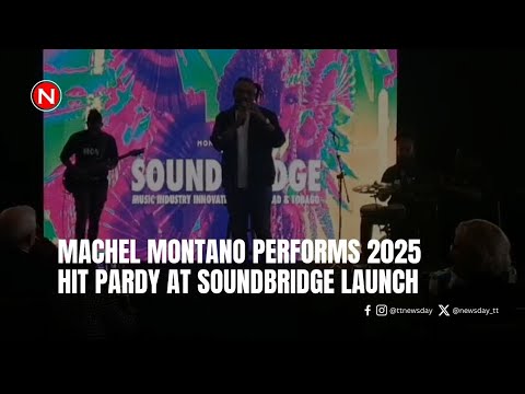 Machel Montano performs 2025 hit Pardy at Soundbridge launch