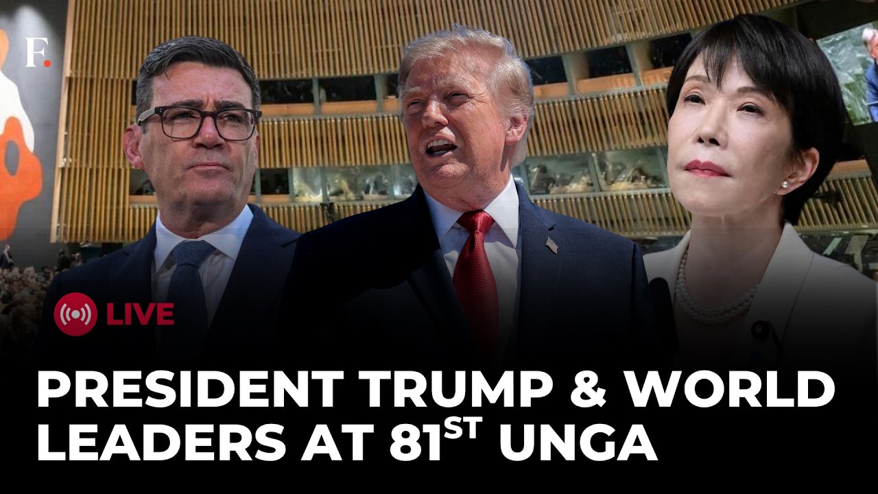 UNGA Day 1 LIVE: Trump Addresses 193 Nations | Major Global Issues In Focus