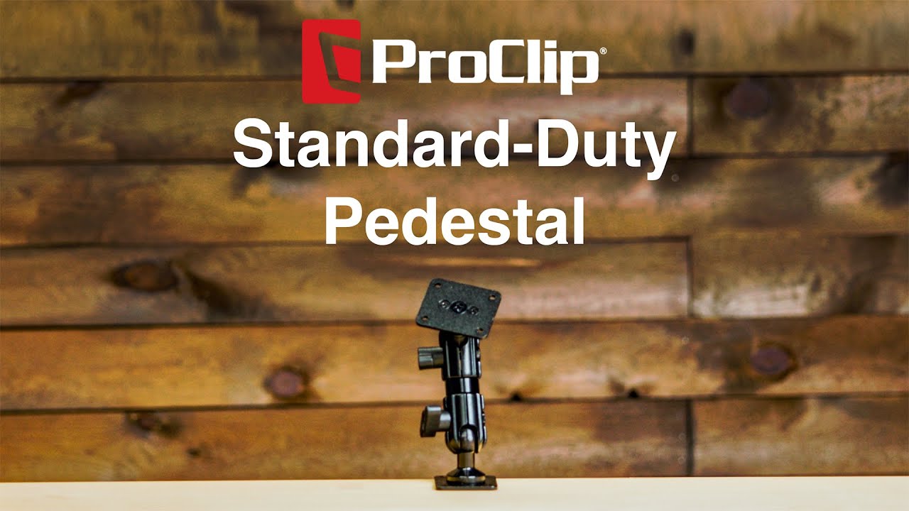 Play product video for 6.5 In. Standard-Duty Pedestal Mount