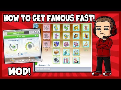 Sims 4 - HOW TO GET FAMOUS FAST!