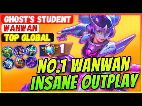 Insane Outplay Perfect Counter Gank [ Top 5 Global Wanwan ] Ghost's Student - Mobile Legends Build