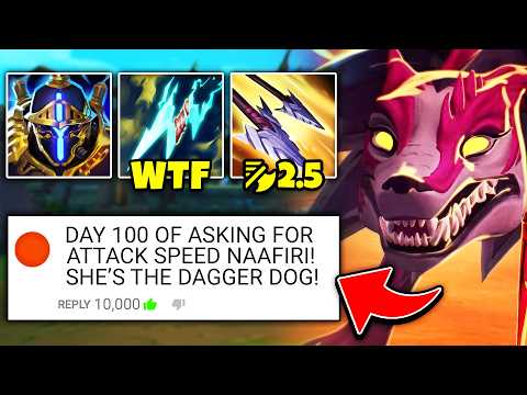 A YouTube comment BEGGED me to play Attack Speed Naafiri... so I finally tried it