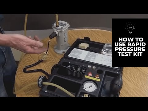 How to use a Rapid Pressure Rise Relay (RPRR) Field Test Kit