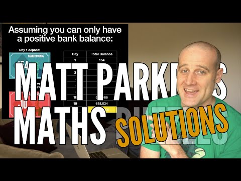 MPMSolution: The 1 Million Bank Balance puzzle