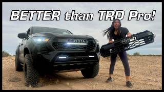 Everything you need to know swapping the Tacoma GRILLE + RIGID LIGHTBAR Install + Review