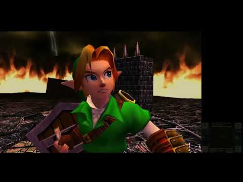 Ocarina of Time 4K on PC - Final Boss Battle - Link vs. Ganondorf (Ganon)