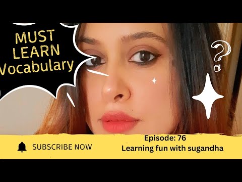 Must learn vocabulary | language | English language | Learning |kids