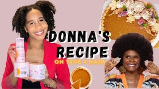 *NEW* Donna's Recipe Sweet Potato Pie Review on my THICK Type 4 Hair! | Gabrielle Ishell