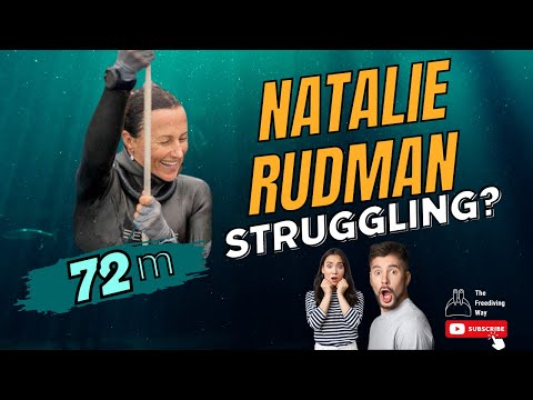 Freediving World Championship - AIDA Roatan 2022 - Natalie Rudman(SA) 72m CWT BF #equalization