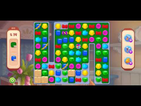 [Gameplay] Homescapes - Level 841 (No Boosters)