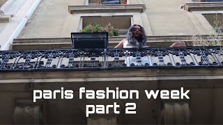 Paris Fashion Week Part 2 // I BROKE MY TOES?? - eiffel tower, sacai show, and more!