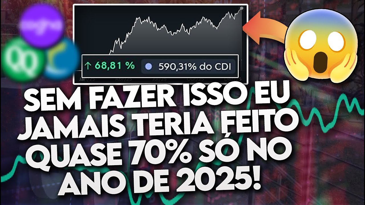 COMO eu FIZ 68% em 2025? 3 COISAS que PRECISEI FAZER para ter uma RENTABILIDADE ALTA! (E evitar...)
