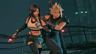 Final Fantasy VII Remake - Sector 7 Plate Fall & Aerith Identity (FFVII 2020)