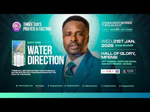 RENEWAL & POWER || DAY 1 || WATER DIRECTION || 21 - 01 - 2026