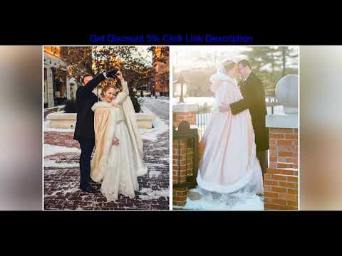Top Wedding Cape with hooded coat For bride Winter Reversible With fur trim Free hand Muff Full len
