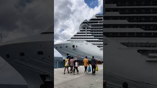 ♥️👍MSC SEASCAPE IN COZUMEL PORT OF MAXICO #viewersloverviews #cruise #shorts #vlog #travel #viral